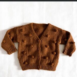 small shop Rust Bobble Cardigan